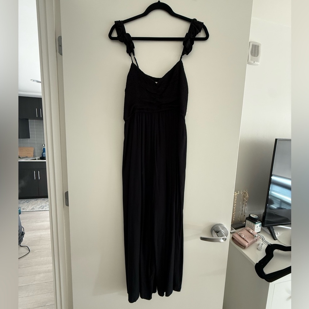 Mittoshop Black Maxi Romper/Jumpsuit